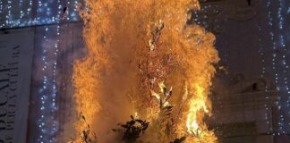 Genova, alta e diritta la fiamma del Confeugo, il 2025 sarà fortunato Confeugo 2024 Genova