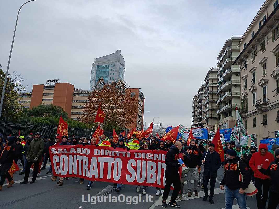 corteo fiom 13 dicembre 2024