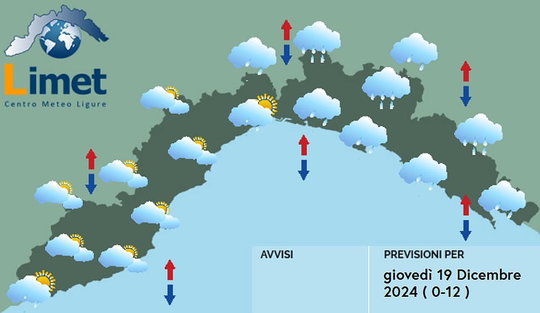 Meteo Liguria 20 dicembre 2024