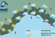 Meteo Liguria, nuvole e possibili piovaschi, migliora dal pomeriggio meteo Liguria 22 dicembre 2024