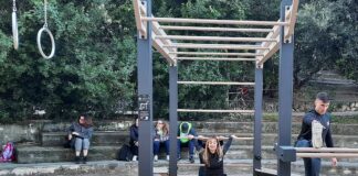 Pegli, nuova area fitness a Villa Rosa, è adatta per i bambini? Pegli area fitness Villa Rosa