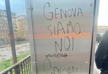 Marassi, già vandalizzate le nuove pensiline AMT di via Moresco pensiline amt marassi imbratate
