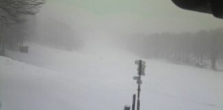 Allerta Gialla per neve sino alle 15 in Liguria Prato cipolla neve 8 dicembre 2024