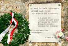 Genova, questa mattina la commemorazione dei carabinieri Tuttobene e Casu Brigate rosse, targa via Riboli omicidio Tuttobene e Casu carabinieri