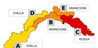 Maltempo Liguria, allerta meteo aggiornata: rossa a levante