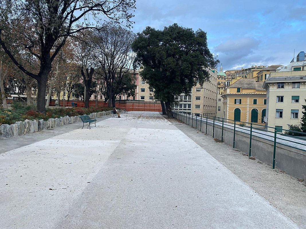 Acquasola passeggiata Levante Genova