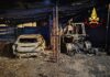 Torriglia, bomba incendiaria contro le auto della ex, identificato incendio torriglia 26 gennaio 2025