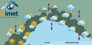 Meteo Liguria, instabilità con nuvole e qualche piovasco meteo Liguria 21 gennaio 2025