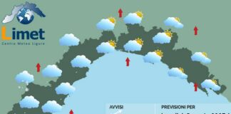 Meteo Liguria, ancora nuvole e pioggia, localmente forte meteo Liguria 6 gennaio 2025