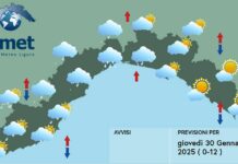 Meteo Liguria, aumenta l’instabilità e torna la pioggia meteo Liguria giovedì 30 gennaio 2025