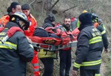 Genova, cade sul sentiero di Forte Crocetta, donna soccorsa dai vigili del fuoco soccorso persona sentiero