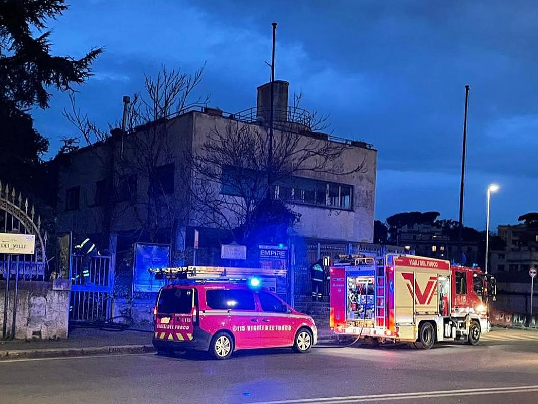 Sturla casa del soldato incendio 18 gennaio 2025