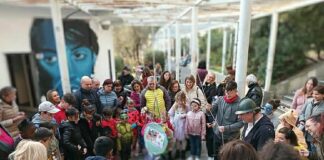 Marassi, festa di Carnevale in maschera ai giardini Lamboglia Marassi carnevale Lamboglia