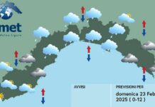 Meteo Liguria, domenica con nuvole e piovaschi Meteo Liguria domenica 23 febbraio 2025