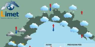 Meteo Liguria, tempo instabile con passaggi nuvolosi e piovaschi meteo Liguria domenica 9 febbraio 2025