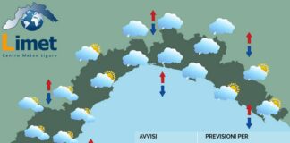 Meteo Liguria, ancora pioggia e nuvole, San Valentino senza precipitazioni meteo Liguria giovedì 13 febbraio 2025