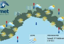 Meteo Liguria, inizio settimana con le nuvole ma migliora nel pomeriggio meteo Liguria lunedì 17 febbraio 2025