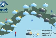 Meteo Liguria, ancora instabilità con piovaschi, in leggero miglioramento Meteo Liguria mercoledì 12 febbraio 2025