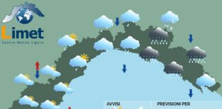 Meteo Liguria, ancora instabilità con piovaschi, in leggero miglioramento Meteo Liguria mercoledì 12 febbraio 2025