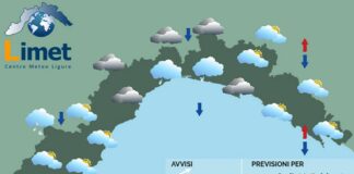 Meteo Liguria, temporaneo peggioramento con nuvole e pioggia meteo Liguria mercoledì 19 febbraio 2025