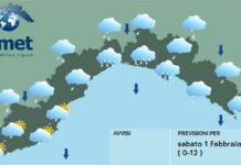 Meteo Liguria, ancora maltempo ma domani torna il sole meteo Liguria sabato 1 febbraio 2025