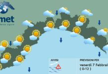 Meteo Liguria, arrivano le nuvole e torna il freddo con possibili nevicate Meteo Liguria venerdì 7 febbraio 2025