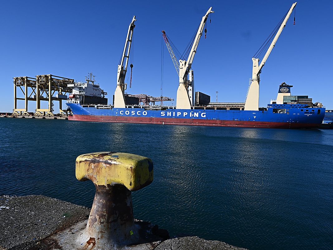 nave cosco line talpa scolmatore genova