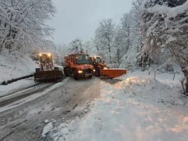 Neve in arrivo in Liguria e scatta l’Allerta Gialla spazzaneve strade neve