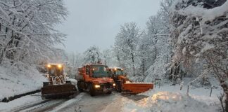 Maltempo in Liguria, aggiornamento sulle strade in provincia di Genova spazzaneve strade neve