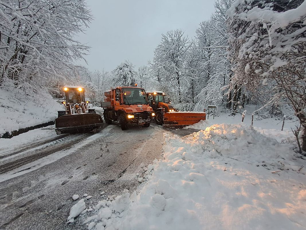 spazzaneve strade neve