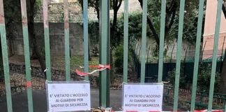 Genova, giardinetti di via Bainsizza chiusi da tempo e nessuna spiegazione Sturla Genova giardini via Bainsizza