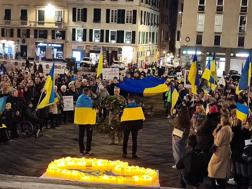 Ucraina manifestazione Genova