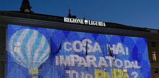 Festa del Papà, sul maxischermo della Regione Liguria le frasi più votate Festa del Papà maxischermo regione liguria