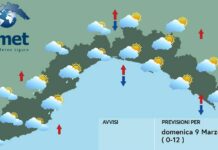 Meteo Liguria, in arrivo un brusco peggioramento meteo liguria domenica 9 marzo 2025