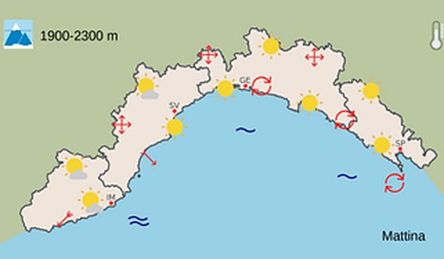 Meteo Liguria giovedì 20 marzo 2025