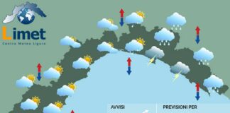 Meteo Liguria, ancora tempo instabile con passaggi nuvolosi e piovaschi meteo Liguria mercoledì 12 marzo 2025