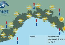 Meteo Liguria, ancora bel tempo stabile e temperature in aumento meteo Liguria mercoledì 5 marzo 2025