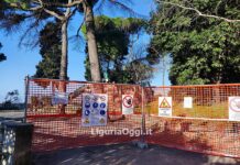 San Fruttuoso, Villa Imperiale chiusa area giochi che doveva restare aperta San Fruttuoso area giochi bambini Villa Imperiale chiusa