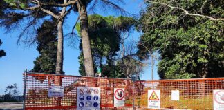 San Fruttuoso, Villa Imperiale chiusa area giochi che doveva restare aperta San Fruttuoso area giochi bambini Villa Imperiale chiusa