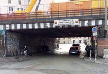Genova, riaperto il sottopasso di Brin allagato per maltempo sottopasso brin certosa riaperto