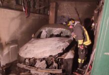 Genova, in fiamme un box a Voltri, molta paura ma danni contenuti Voltri incendio box via Buffa