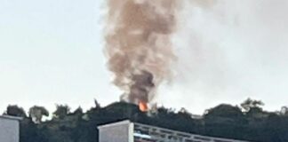 Genova, incendio in via Loria: soccorsi sul posto, strada chiusa