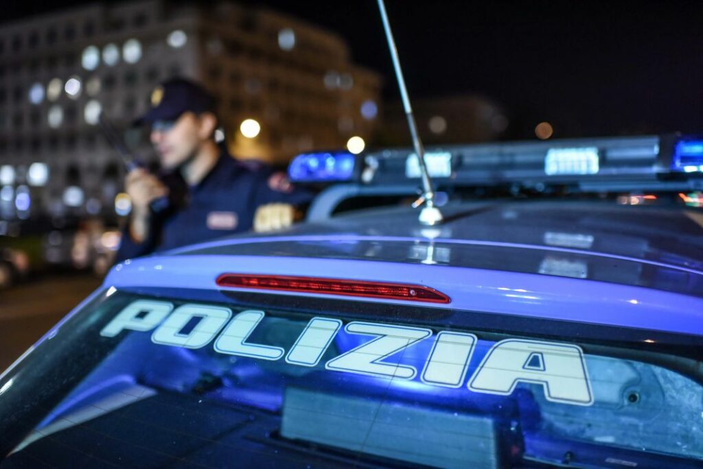 auto Polizia notte
