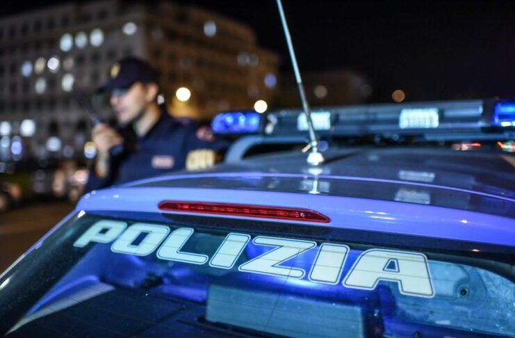 auto Polizia notte