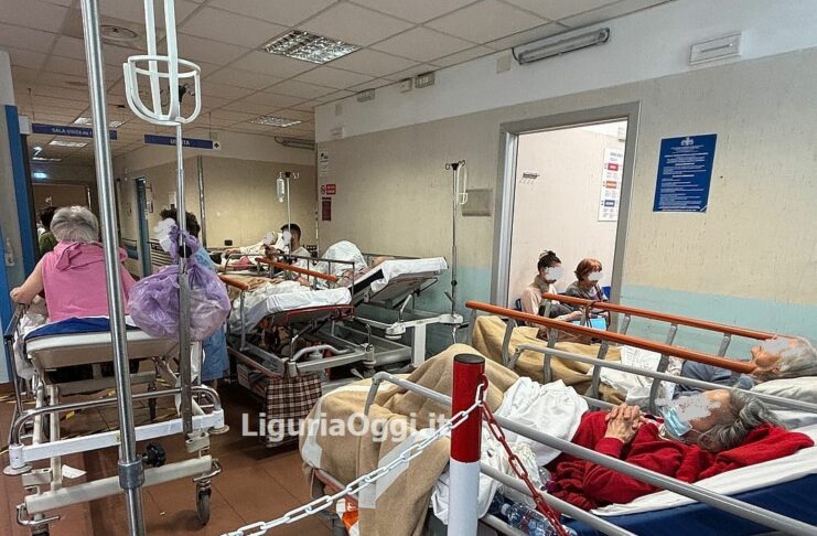 Barelle ospedale San Martino pronto soccorso