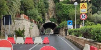 Finale Ligure, slitta la riapertura dell’Aurelia: mancano i sensori finale Ligure frana Aurelia