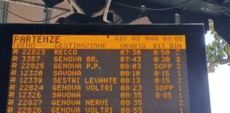 Genova, pesanti ritardi ai treni per un guasto sulla linea ferroviaria Ritardo treni