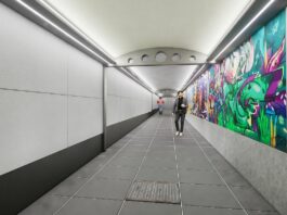 sottopasso Brignole Brogo Incrociati rendering