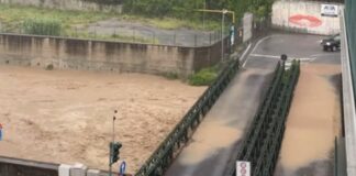 Maltempo Liguria, nubifragio nel savonese. Torrenti raggiungono livello di guardia Torrente Pora Finale Ligure
