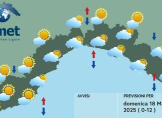 meteo Liguria domenica 18 maggio 2025